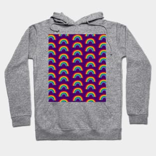 Rainbows on Purple Hoodie